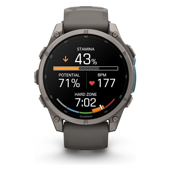 Garmin 010-04762-01 f?nix 9 Smartwatch 3,56 cm (1.4'') AMOLED Touchscreen 47 mm Titanio con GPS Wi-Fi 64 GB colore Titanio
