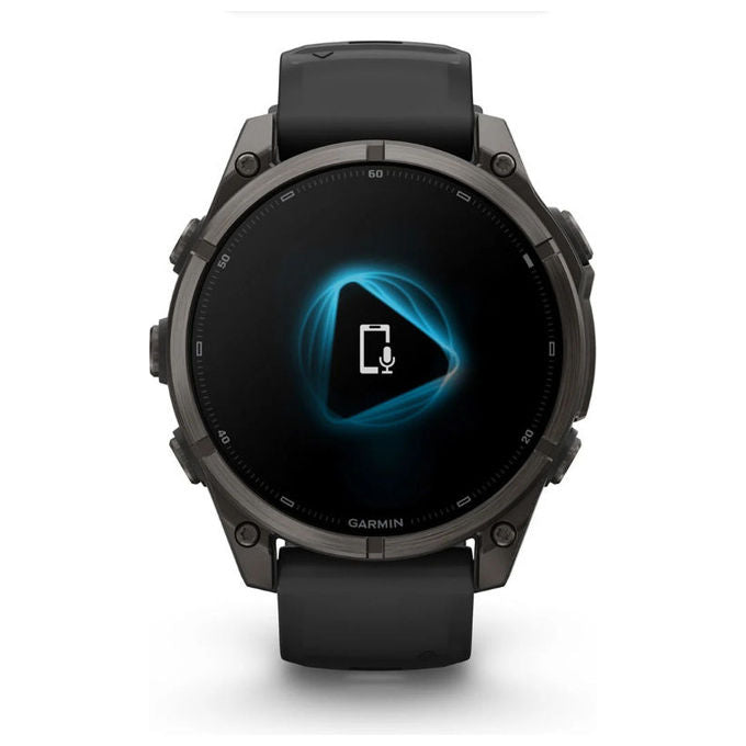Garmin 010-04762-11 f?nix 9 Smartwatch 3,56 cm (1.4'') AMOLED Touchscreen 454 x 454 Pixel Titanio 47 mm con Cinturino Grigio colore Titanio