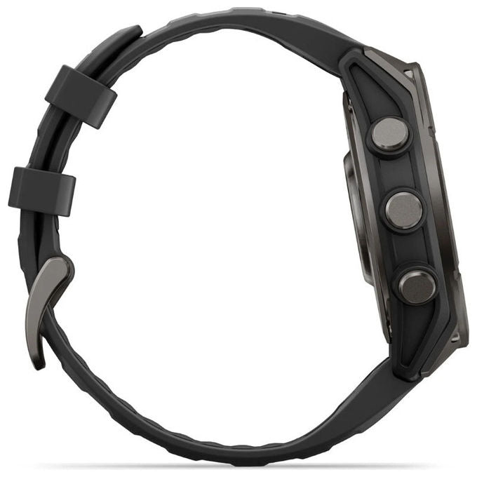 Garmin 010-04762-11 f?nix 9 Smartwatch 3,56 cm (1.4'') AMOLED Touchscreen 454 x 454 Pixel Titanio 47 mm con Cinturino Grigio colore Titanio