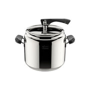 Lagostina 8900547872 La Classica Pentola a Pressione 9L diametro 24 cm acciaio inox 18-10 fondo Lagofusion 5 sistemi sicurezza colore Inox