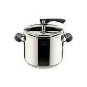 Lagostina 8900547896 Classica Lagofusion Pentola a Pressione Acciaio Inox 18-10 12 L 26 cm 5 Sistemi di Sicurezza