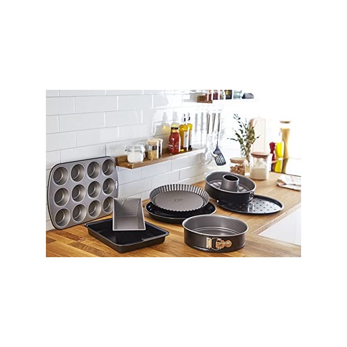 Lagostina 010151000004 Gustosa Stampo Plumcake Acciaio Antiaderente 25x11x8 cm senza PFOA colore Nero
