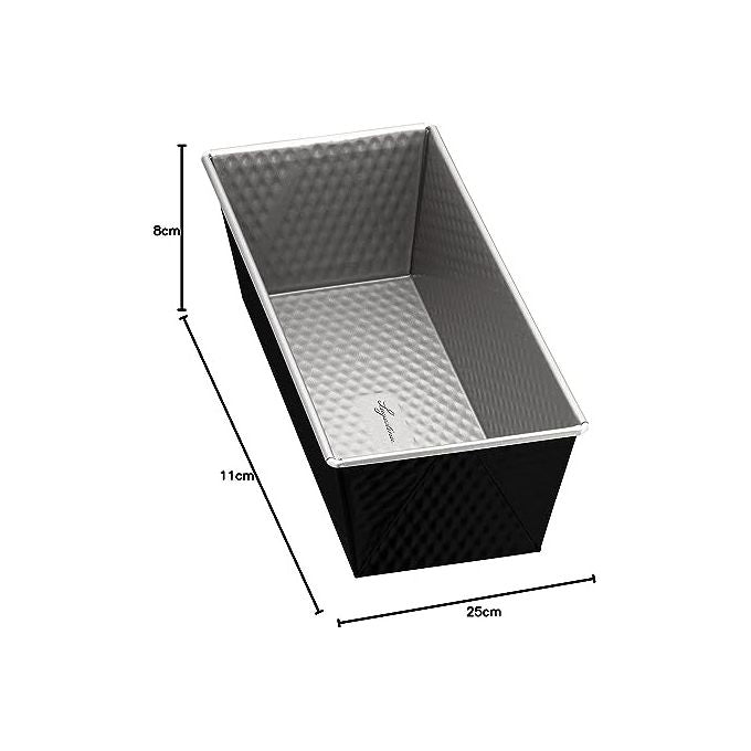 Lagostina 010151000004 Gustosa Stampo Plumcake Acciaio Antiaderente 25x11x8 cm senza PFOA colore Nero