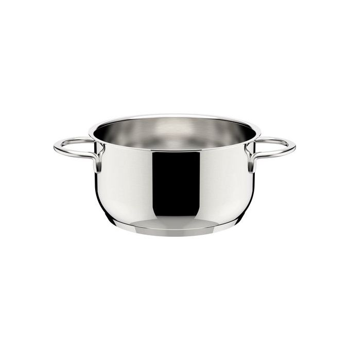 Lagostina 8002531555785 Deliziosa Casseruola Fonda Acciaio Inox 18-10 con Fondo Lagoseal Plus 20 cm 3,75 L Adatta a Tutte le Fonti di Calore Induzione e Forno Fino a 250 °C Lavabile in Lavastoviglie colore Acciaio