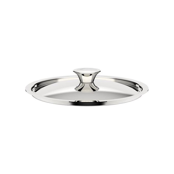 Lagostina 010733060124 Deliziosa Lagotherm Coperchio Pentola Acciaio Inox 18-10 Diametro 24 cm colore Acciaio Lucido