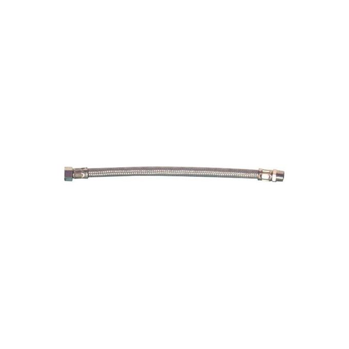 Idro bric Attacchino Flessibile 40 cm m-f  3-8  in Acciaio