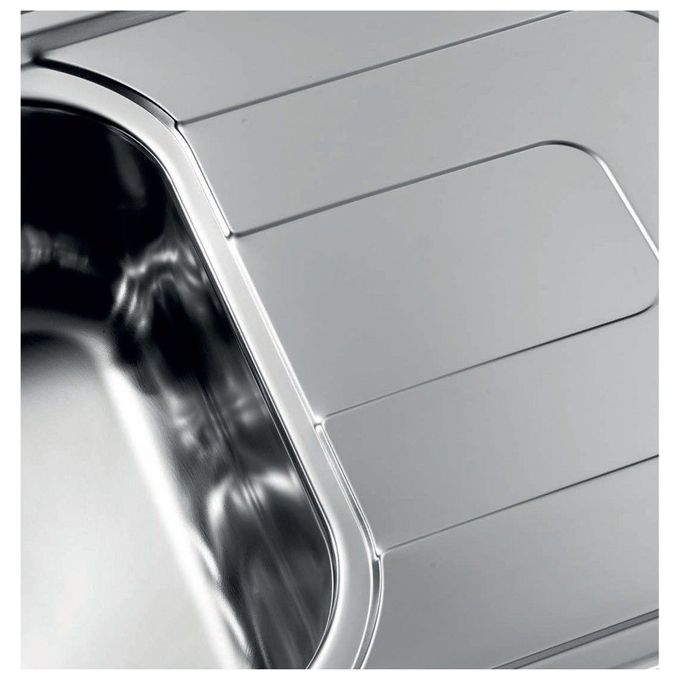 CM 011394XCSSX Pizzica Lavello da Incasso 2 Vasche 86x50 cm Acciaio Inox AISI 304 Sopratop Monostampo colore Inox Antigraffio