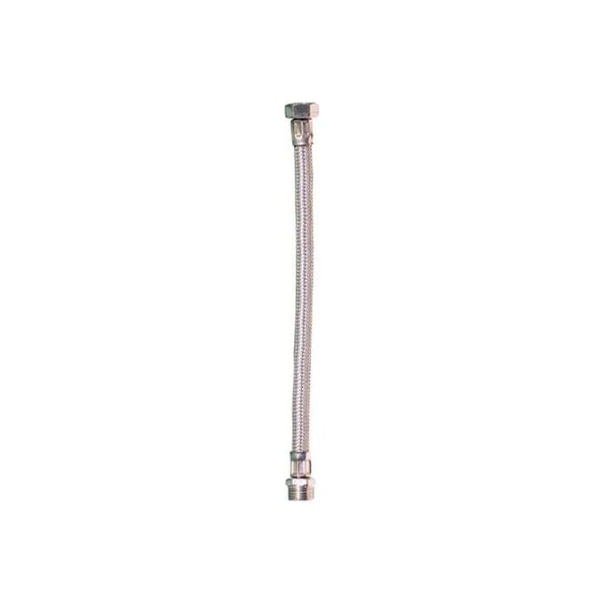 Idro bric Attacchino Flessibile 40 cm 1-2 m-f in Acciaio