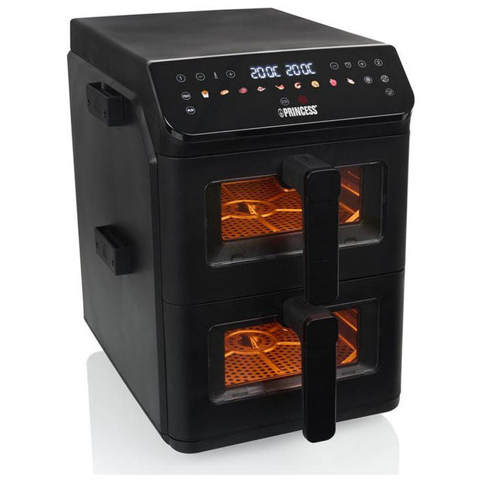 Princess Friggitrice ad Aria Verticale Doppio Cestello 11.2 Litri 3000W 11 Programmi