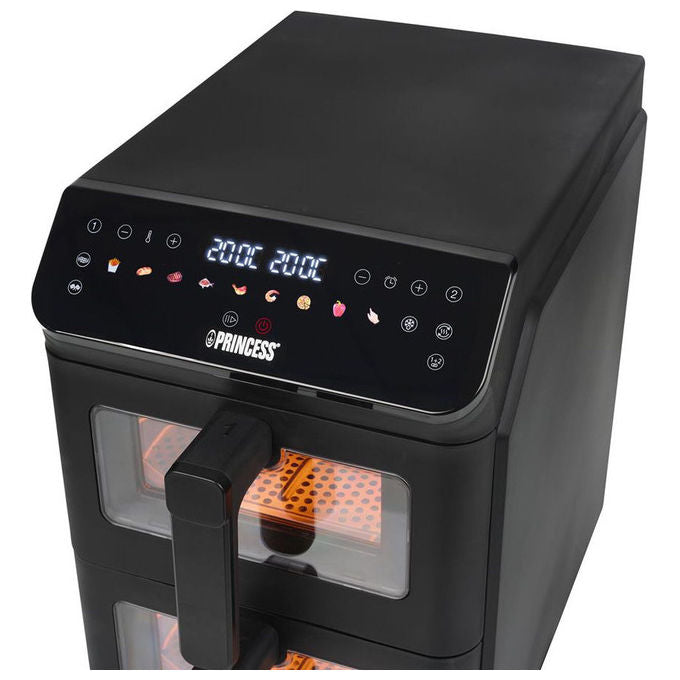 Princess Friggitrice ad Aria Verticale Doppio Cestello 11.2 Litri 3000W 11 Programmi