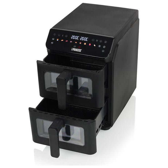Princess Friggitrice ad Aria Verticale Doppio Cestello 11.2 Litri 3000W 11 Programmi