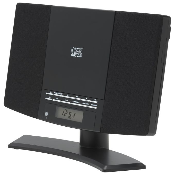 Denver MC-5220BLACKMK2 Micro sistema con Radio FM CD Player e Ingresso AUX Altoparlanti 2 x 1W Colore Nero