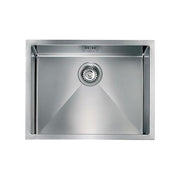 CM 012008XCSSP Filoraggiato Lavello da Incasso 1 Vasca Acciaio Inox Satinato Sottotop (57x45x19 cm) colore Acciaio