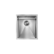 CM 012054X0012018 Filotop Lavello da Incasso Monovasaca Acciaio Inox AISI 304 18-10 Finitura Satinata Filoraggiato con Piletta Vortex Manuale Foro Rubinetteria 35 mm colore Inox