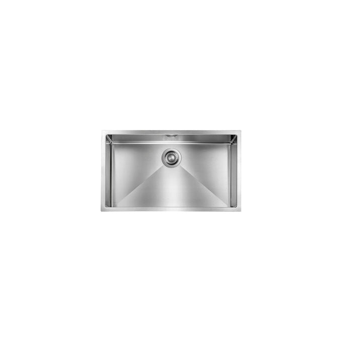 CM 012056.X0.01.2018 Filoraggiato Lavello da Incasso 1 Vasca senza Gocciolatoio Filotop Acciaio Inox AISI 304-18-10 colore Inox satinato