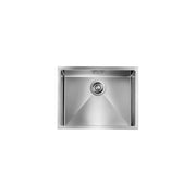CM 012058.X0.01.2018 Filotop Lavello da Incasso Monovasca Acciaio Inox AISI 304 18-10 con Piletta Vortex Manuale e Foro Rubinetteria 35 mm colore Inox