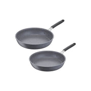 Lagostina 2100126569 Tempra Mineral Set 2 Padelle Antiaderenti Mineralis Induzione 24 cm 28 cm colore Grigio