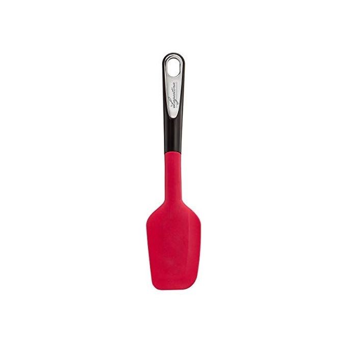 Lagostina Ingenio Smart Spatola con Inserto Antiscivolo Plastica e Silicone Nero e Rosso