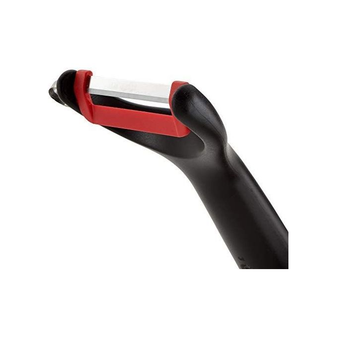 Lagostina Ingenio Smart Sbucciatore Verticale Plastica e Acciaio Nero e Rosso