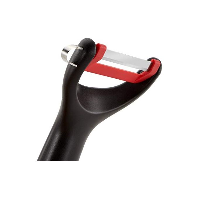 Lagostina Ingenio Smart Sbucciatore Verticale Plastica e Acciaio Nero e Rosso