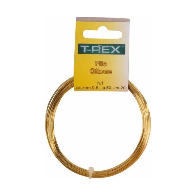 T-Rex Filo In Ottone 0,80Mm 50Gr 12Mt