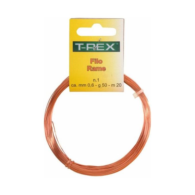 T-Rex Filo In Rame 1,00Mm 50Gr 8Mt