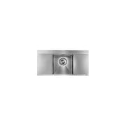 CM 012706.X2.01.2033 PRESTIGE Lavello da Incasso 1 Vasca Centrale con Gocciolatoio Acciaio Inox Satinato 100 x 50 cm colore Inox Satinato
