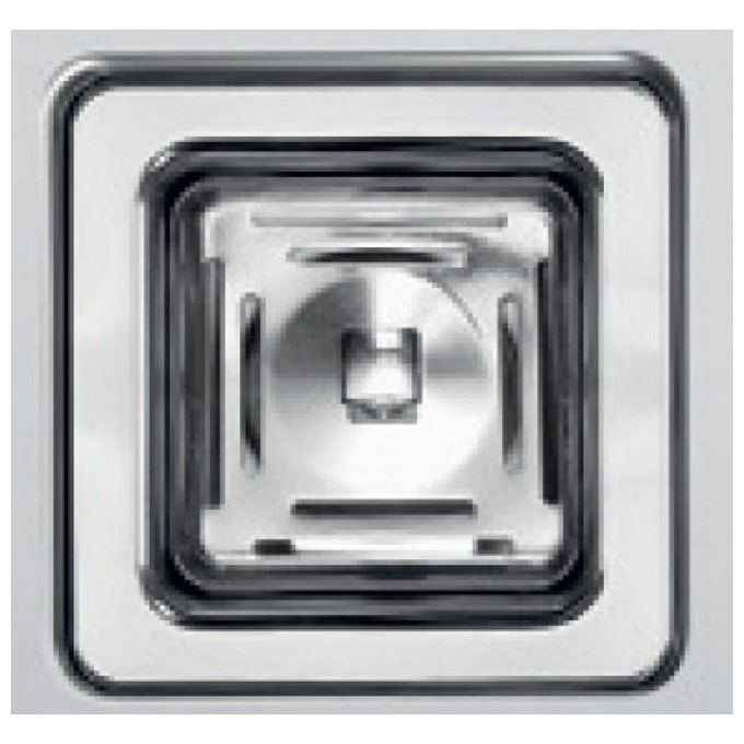 CM 012805.X0.01.2063 Glamour Lavello da incasso semifilo 2 vasche 87,5 x 45 cm acciaio inox satinato (87,5x45x19 cm) colore Acciaio