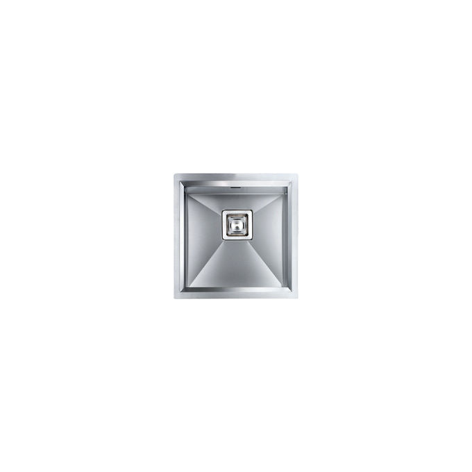 CM Lavelli 012811.X0.01.2063 Glamour Lavello sottotop monovasca acciaio inox AISI 304 45x45 cm colore Inox satinato