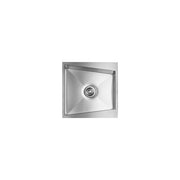 CM 012860.X2.01.2033 SPACE REVERS Lavello da Incasso 1 Vasca in Acciaio Inox Satinato Reversibile con 2 Fori Bordo Slim (52x52x19 cm) colore Inox satinato
