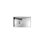 CM 012863RCSSP SPACE REVERS Lavello da incasso 1 vasca con gocciolatoio reversibile 2 fori 86 x 52 cm colore Inox