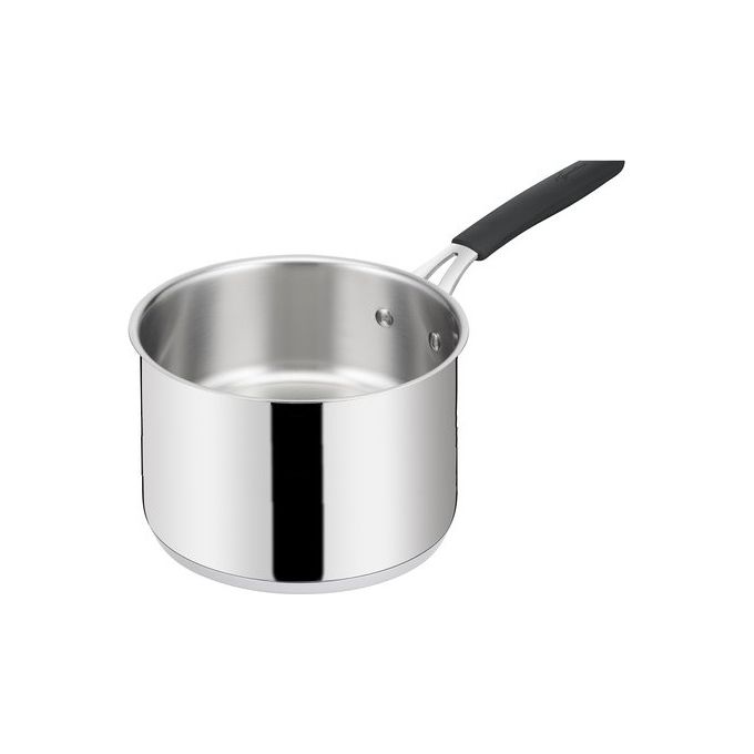 Lagostina 8900547520 Tempra Bollilatte Acciaio Inox 18-10 16 cm con Fondo Lagotherm Adatto a Induzione Gas e Forno colore Acciaio