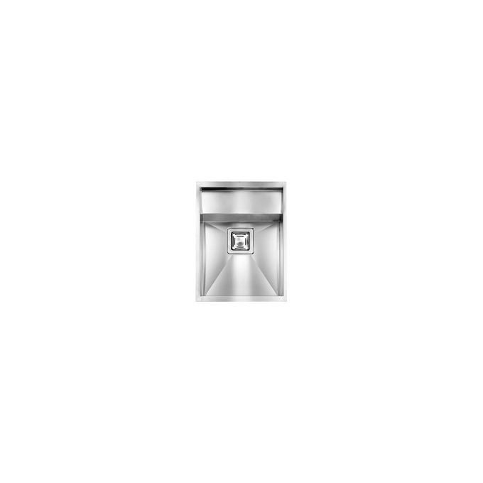 CM 012900X3012033 ARIEL Lavello da Incasso Monovasca Acciaio Inox Satinato Sottotop con Piletta Vortex Automatica colore Inox
