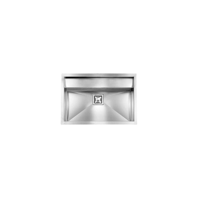 CM 012903X3012033 Serie Slim ARIEL Lavello da Incasso Monovasca 77 x 50 cm Acciaio Inox Satinato (77x50x19 cm) colore Inox Satinato