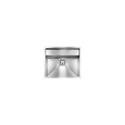 CM 012912X3012033 ARIEL Lavello da incasso monovasca in acciaio inox AISI 304 18-10 con piletta Vortex e foro rubinetteria 35 mm colore Inox satinato