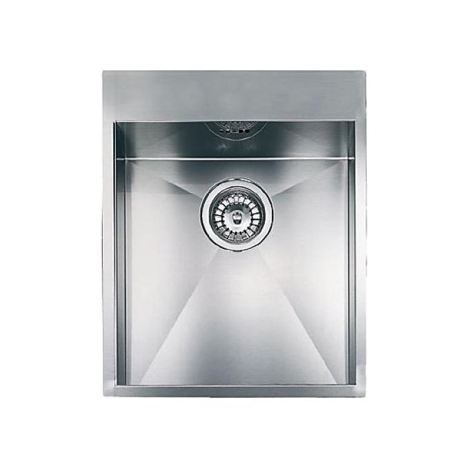 CM 012931XCSSP Filoquadra Mix Lavello da Incasso 1 Vasca in Acciaio Inox AISI 304 18-10 Satinato (45x50 cm) colore Acciaio
