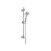IDRO BRIC Mali Set Saliscendi per Doccia 3 Getti Flessibile Metallo 150 cm Asta 71 cm Anticalcare colore Cromo