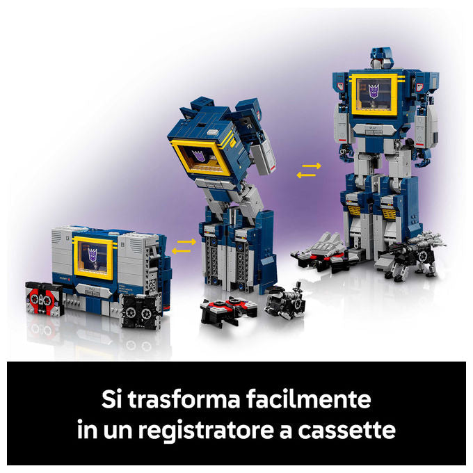 Lego 10358 Icons Set da Costruzione per Adulti con 1505 Pezzi Effetti Sonori e Modalita' Registratore a Cassetta colore Multicolore