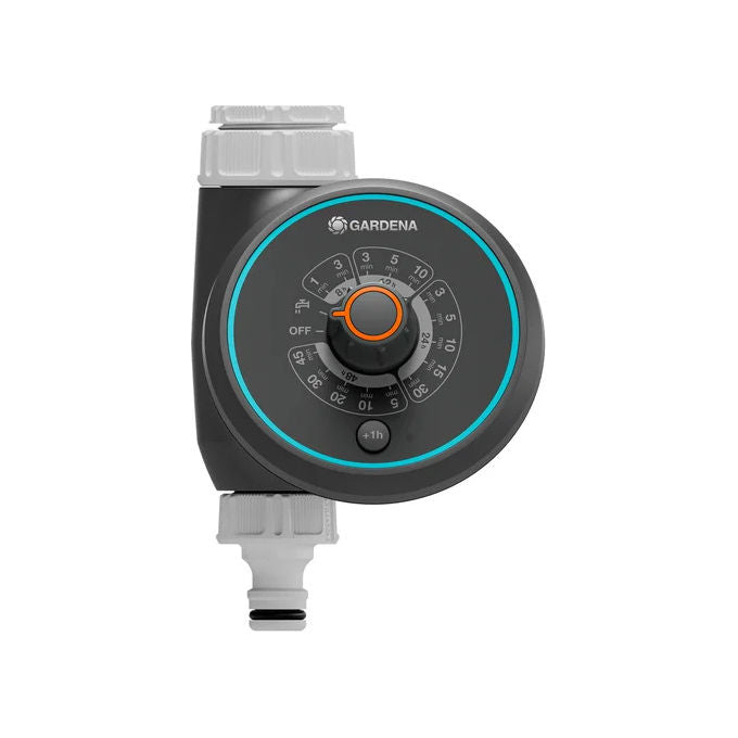 Gardena 01896-20 Water Control Easy Irrigatore Elettronico con Programmazione Flessibile e 15 Programmi Preimpostati colore Nero