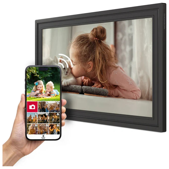 Thomson F15 Cornice Digitale Smart 15.6'' Full HD IPS Touch Screen Wi-Fi 32 GB colore Nero