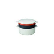 Joseph Joseph 5028420450019 M-Cuisine Set da Cucina Impilabile per Microonde 2 L Microonde fino a 900 W BPA Free colore Pietra e Arancione