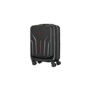 Wenger 653323 Amplix Carry-On Valigia a Mano Rigida con Ampliamento per Laptop fino a 16'' e Tablet 12'' con Serratura TSA e Porta USB colore Nero