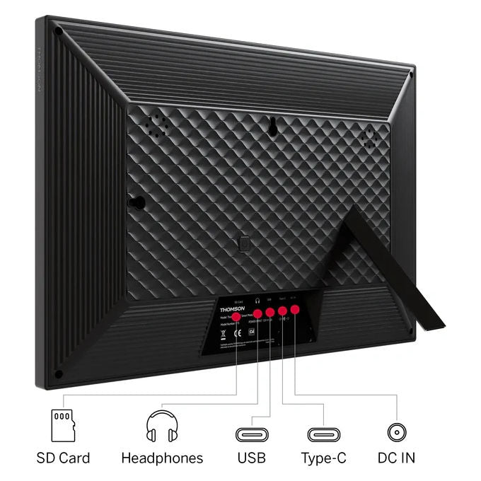Thomson F15 Cornice Digitale Smart 15.6'' Full HD IPS Touch Screen Wi-Fi 32 GB colore Nero