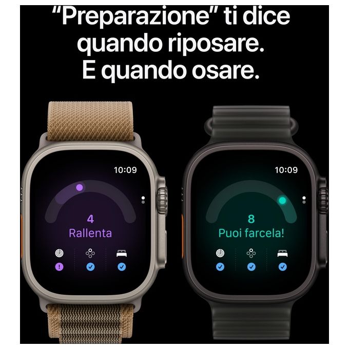 Apple MJAV4QL-A Apple Watch Ultra 4 GPS + Cellular 49 mm Titanio Nero colore Nero