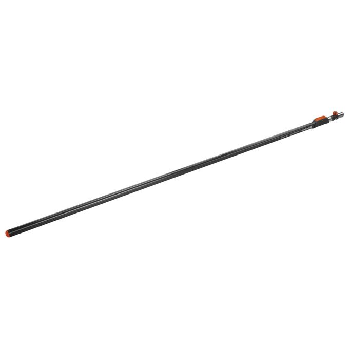 Gardena 03721-20 Combisystem Manico Telescopico in Alluminio 210 390 cm altezza lavoro 6 m colore Grigio