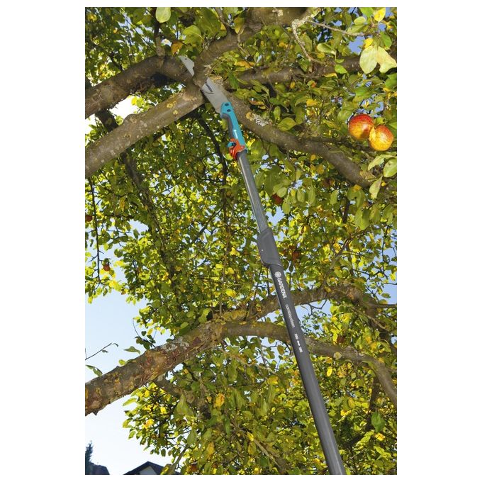 Gardena 03721-20 Combisystem Manico Telescopico in Alluminio 210 390 cm altezza lavoro 6 m colore Grigio
