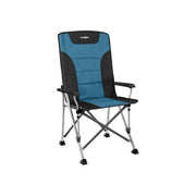 Brunner 0404016N.C55 Raptor Highback Sedia da Campeggio Pieghevole Schienale Alto Portata 120 Kg colore Blu