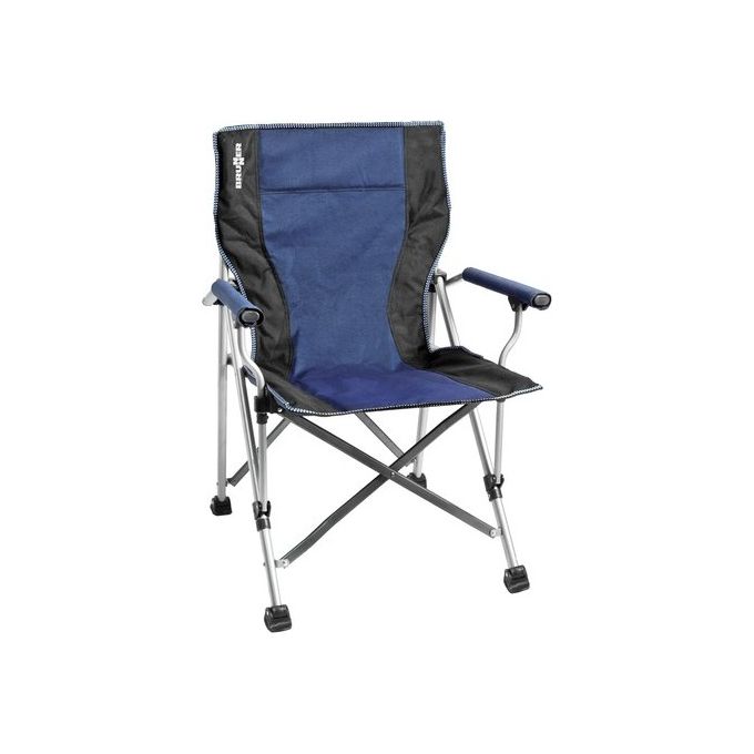 BRUNNER 0404040N.C05 Raptor Classic Sedia Pieghevole in Acciaio con Telaio Rinforzato Portata 110 Kg colore Blu Nero
