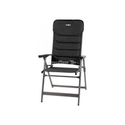 Brunner 0404058N.C58 Phantom Poltrona Sedia da Giardino Pieghevole Reclinabile 7 Posizioni Portata 120 Kg colore Nero