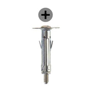 Fischer 04474 Confezione 4 Tasselli Universali in Acciaio D. 9mm con Vite e Rondella